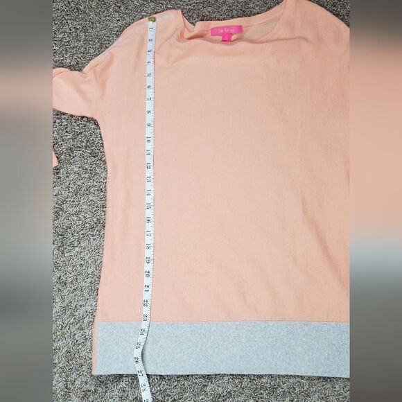 Lilly Pulitzer Sherbert Orange & Gray Sweater - Picture 4 of 7